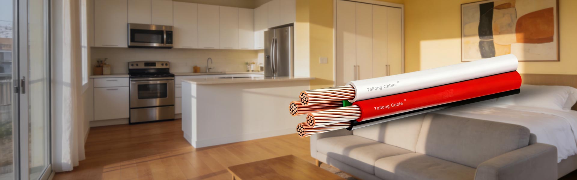 Бекітілген төсеу Тұрғын үй сымдары