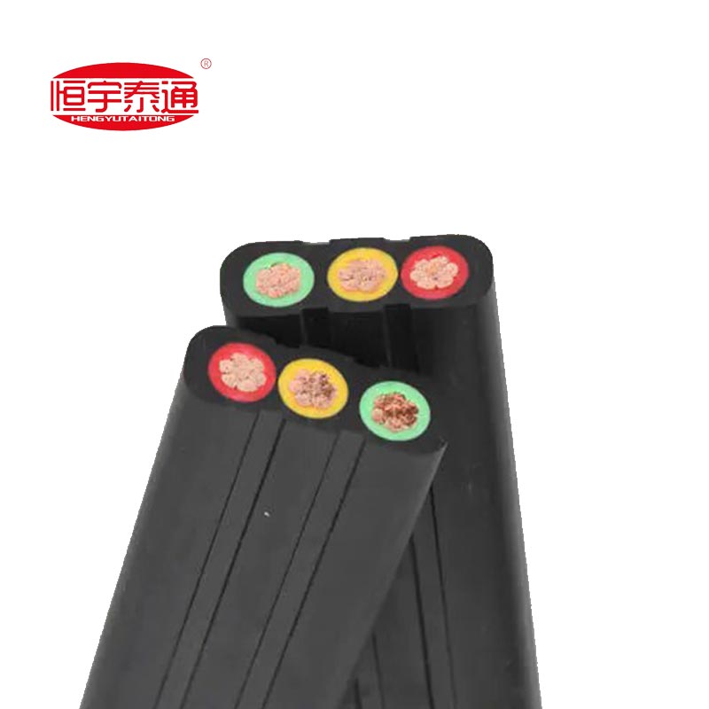 Арнайы резеңке қапталған жалпақ кабель